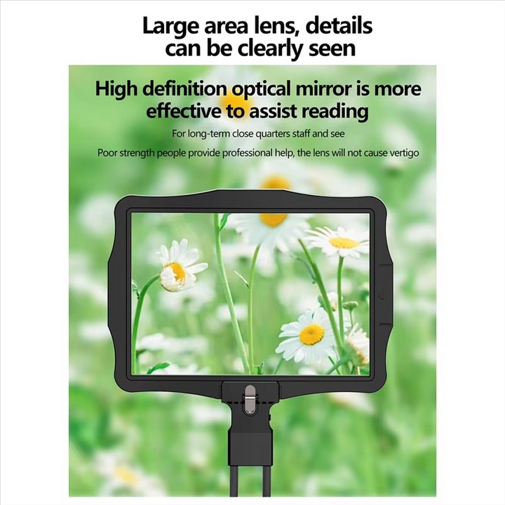 BowLift | LED Illuminated Hands-Free Magnifying Glass with 5X Switchable Lens