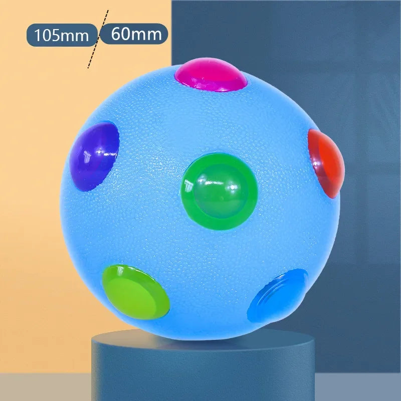 BowLift | Dog Toy GlowPaw Ball | LED Light Ball | Elastic & Bite Resistant | For Dogs, Cats & Children