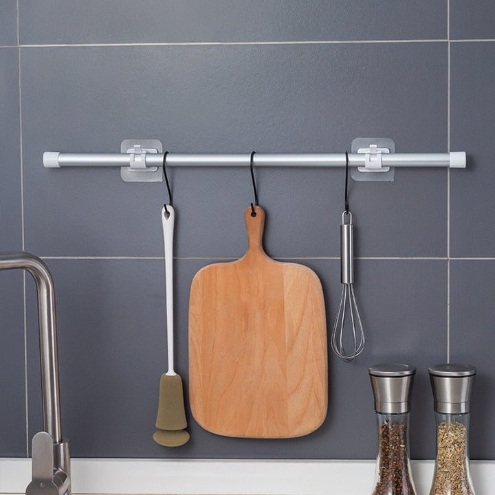 Self Adhesive Curtain Rod Holder | Bowlift