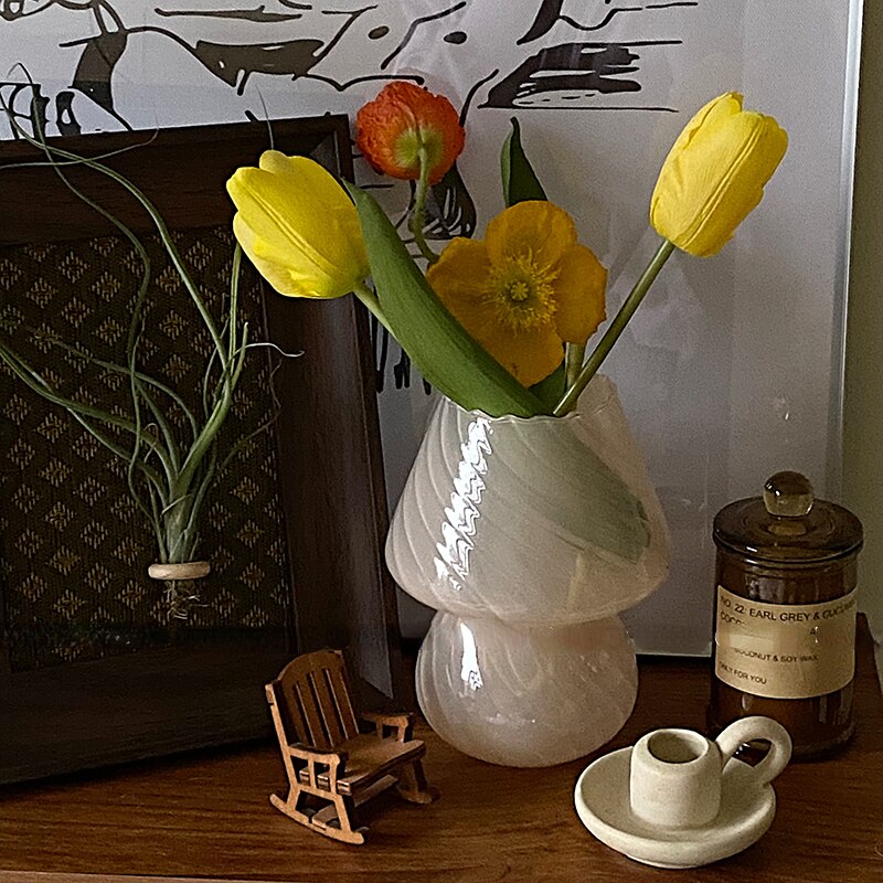 Nordic Stripy Glass Vase | Bowlift