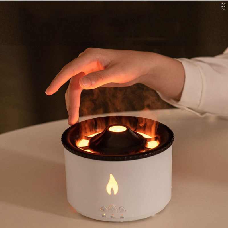 Volcanic Flame Air Humidifier Night Lamp | Bowlift