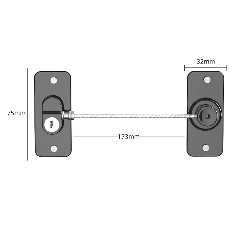 Home Window Door Password Protection Safety Lock | Bowlift