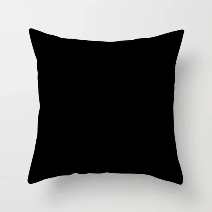 BowLift | Aurum Cushion Cover - Modern Black-White Cushion Cover with Abstract Art Print