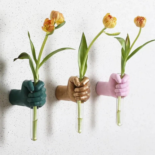 Flower Grab Wall Vase | Bowlift