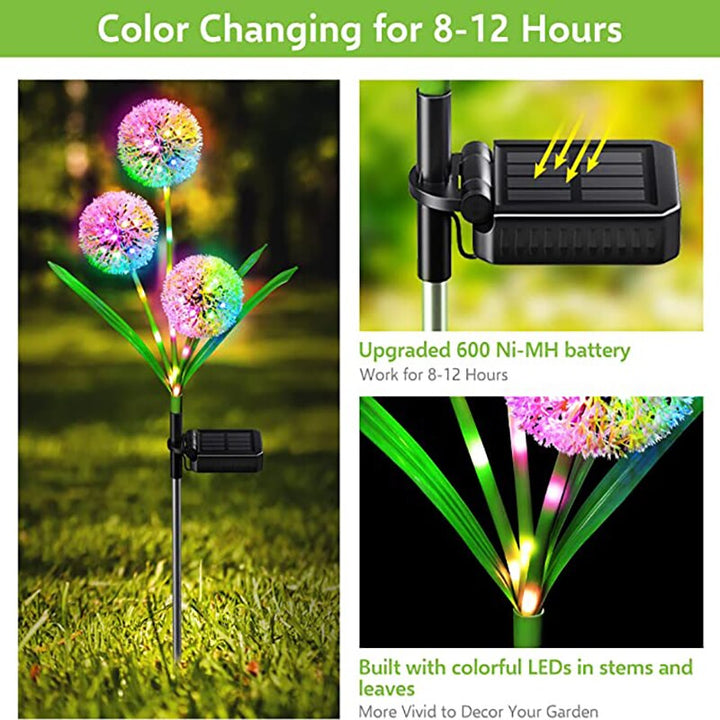 BowLift | Garden Glow Solar-Powered Dandelion Lights