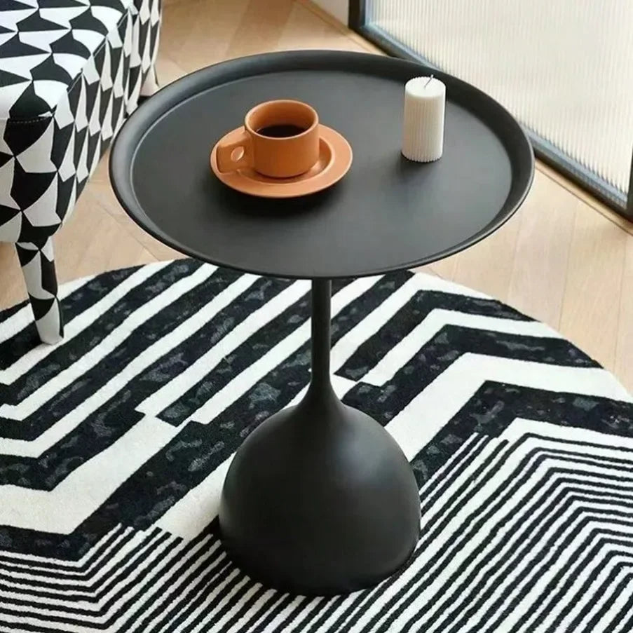 BowLift | Scandinavian Round Side Table of Metal