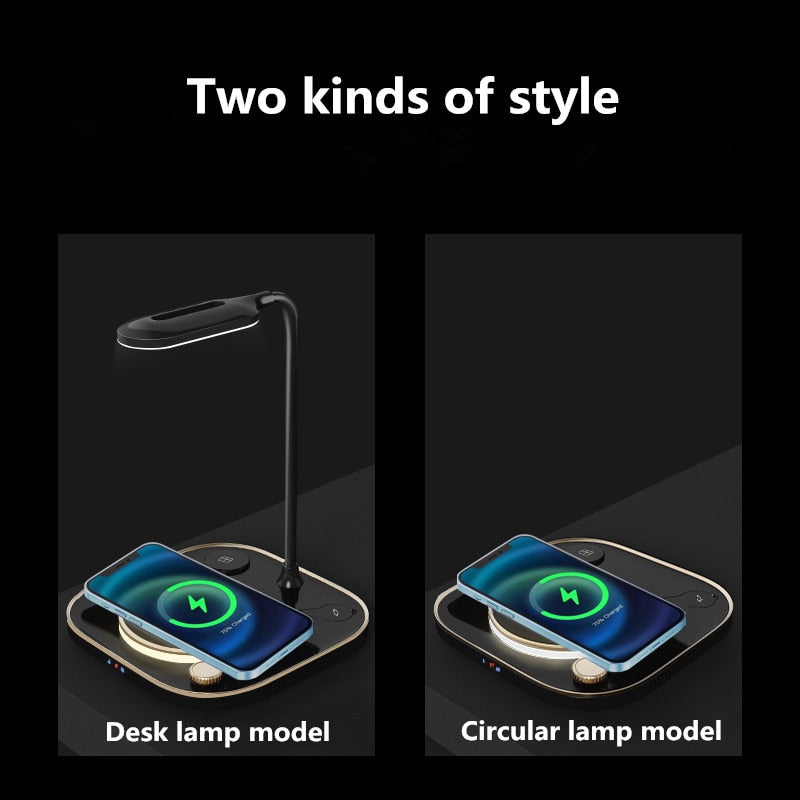 BowLift | Glow Wireless Charger Station LED Desk Lamp