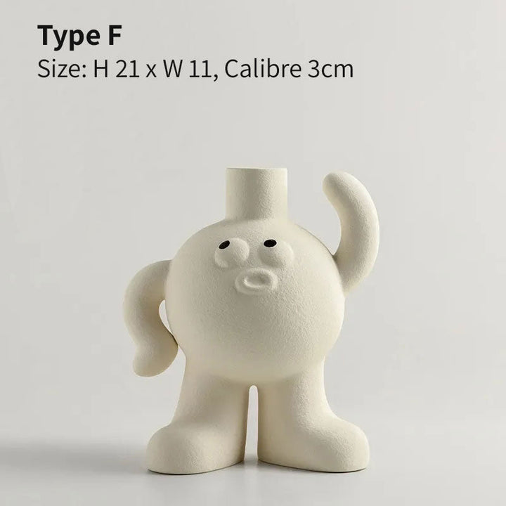 Character Ceramic Vase | Bowlift
