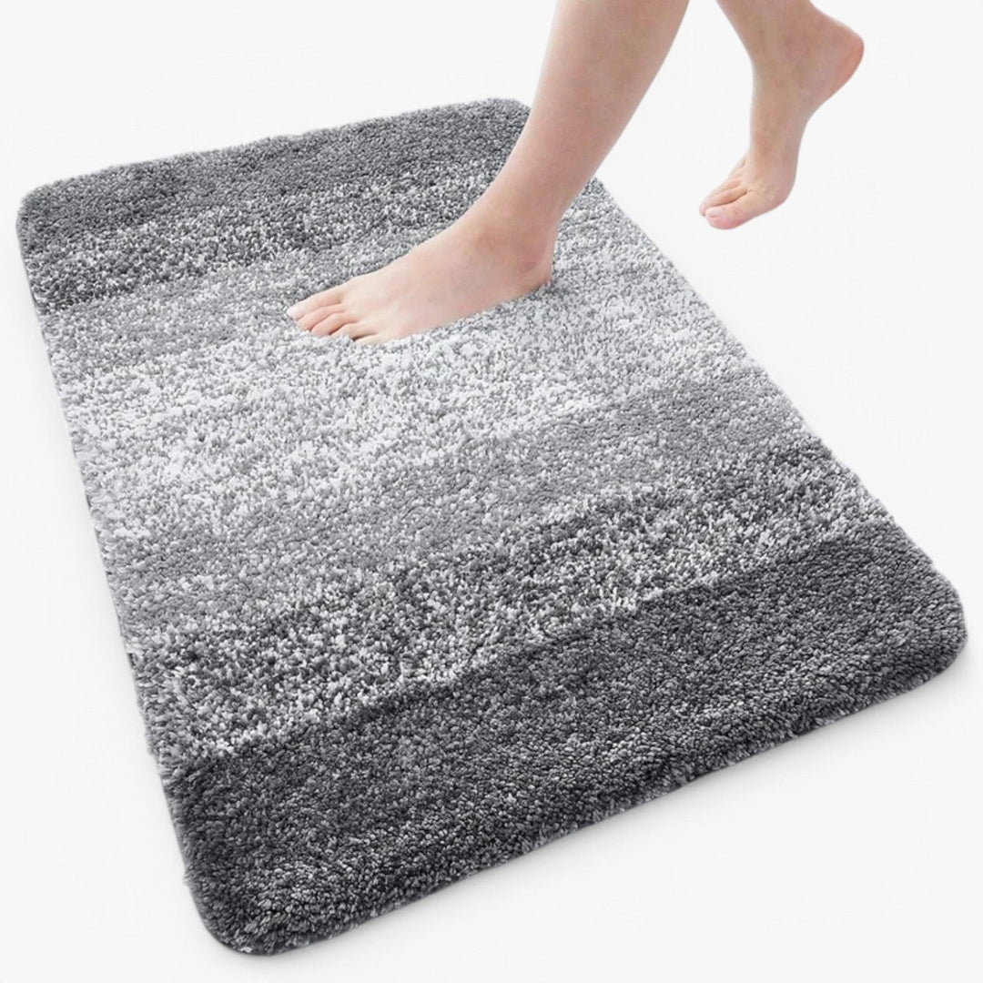 BowLift | Super Absorbent Anti-Slip Bath Mat – Quick Drying Bathroom Rug for Dry Feet