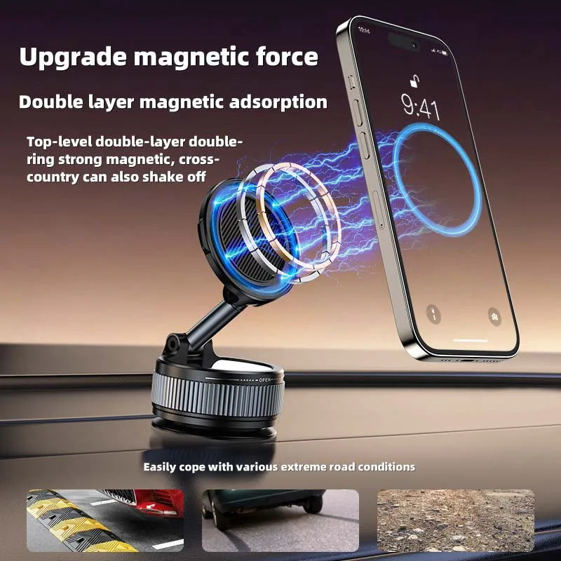 BowLift | 360° Rotatable Vacuum Magnetic Phone Holder