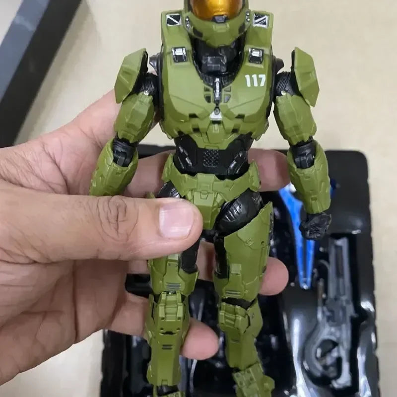 BowLift | 18cm Halo Infinite Master Chief Mjolnir Mk Vi 1/12 scale 17.5cm 6" action figure Re:edit Gen.3 117 Ko's 1000 model dolls toys