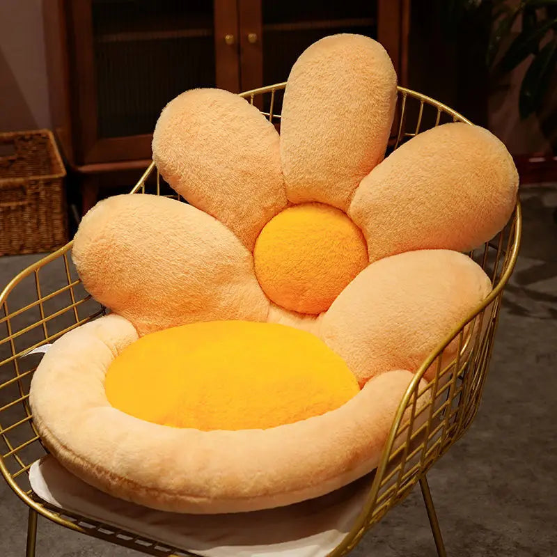 Sunflower Ergonomic Long Sitting Chair Cushion | Bowlift