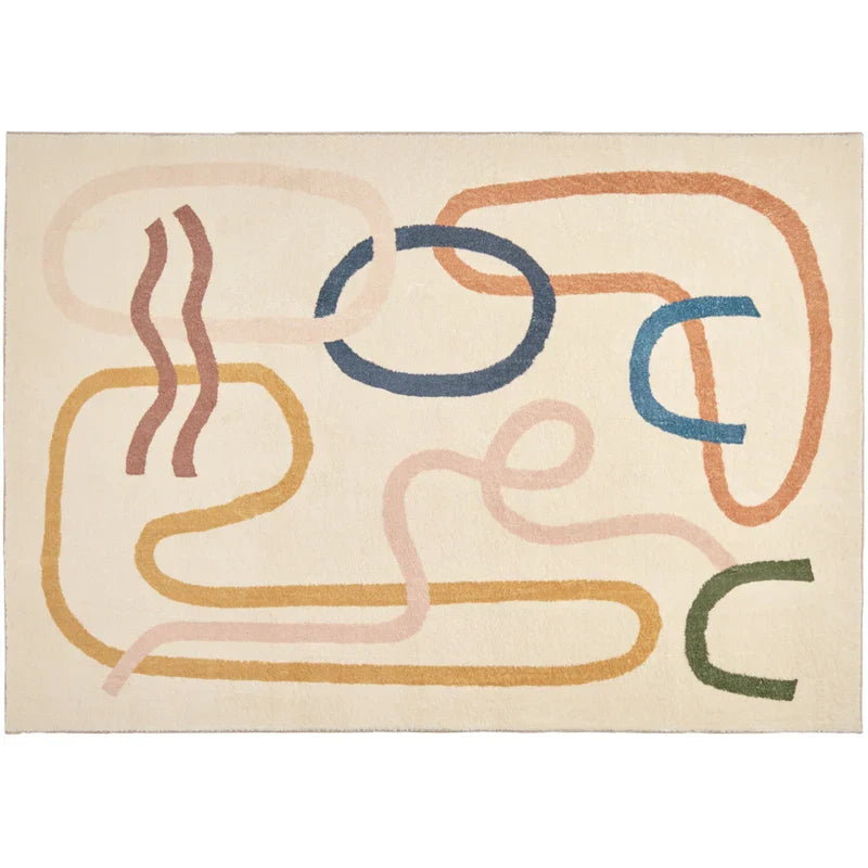 BowLift | Japanese Minimalist Plush Area Rug Non-Slip Soft Rug Bedroom Living Room Large Surface