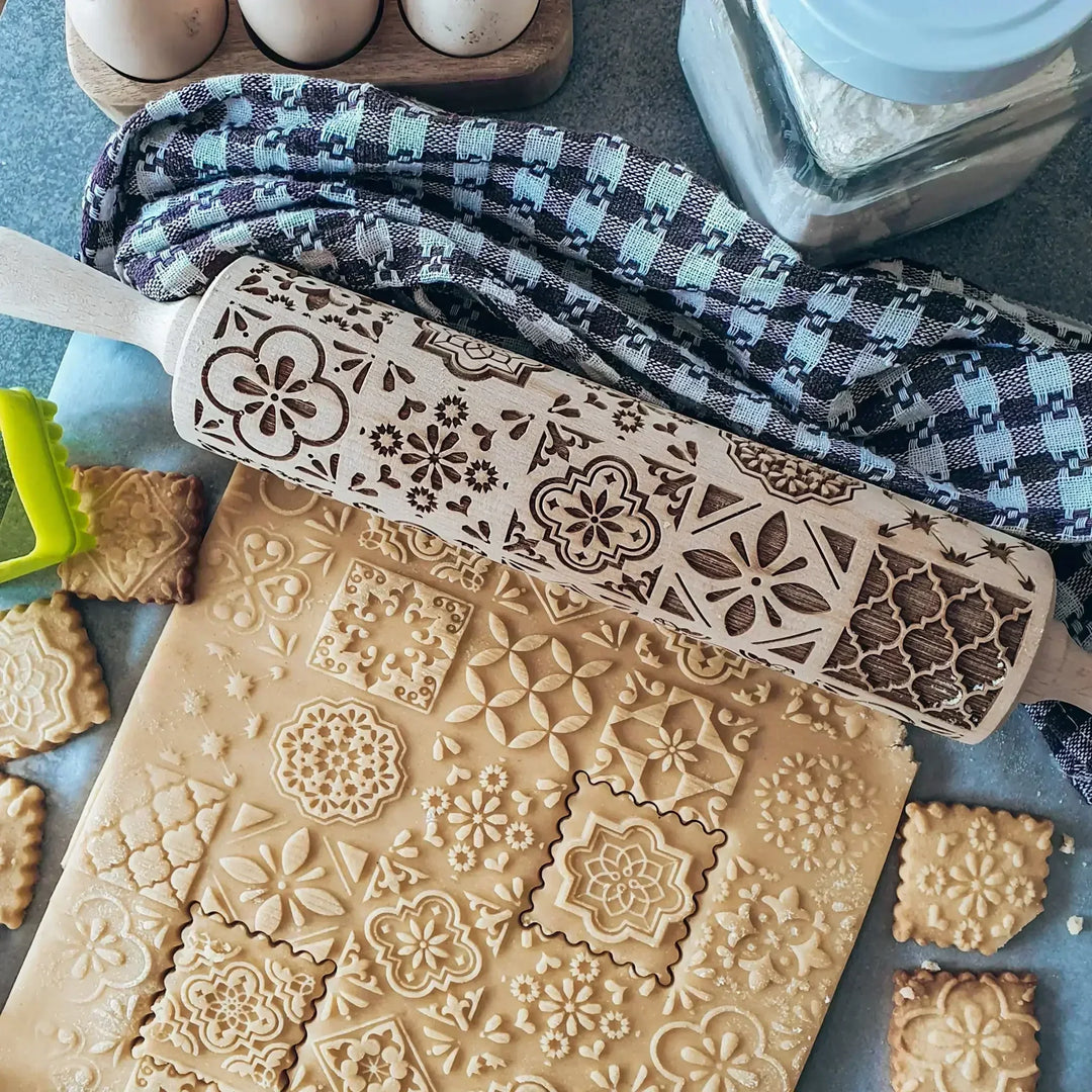 BowLift | Wooden Embossed Rolling Pins