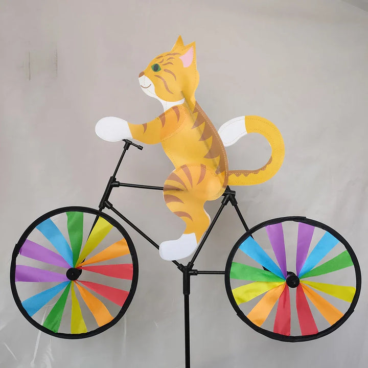 BowLift | Rainbow Bicycle Cat Garden Decor