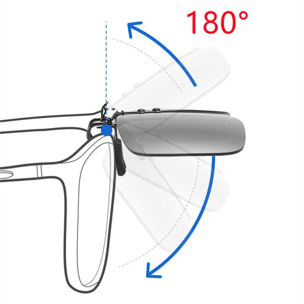 Polarized Clip-On Sunglasses Vintage | Bowlift