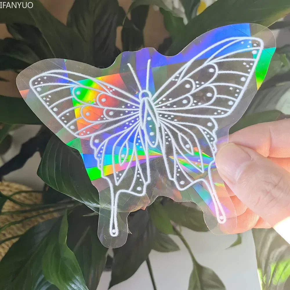 BowLift | SunGlow Window Sticker | 3D Rainbow Effect | Self-Adhesive & Reusable