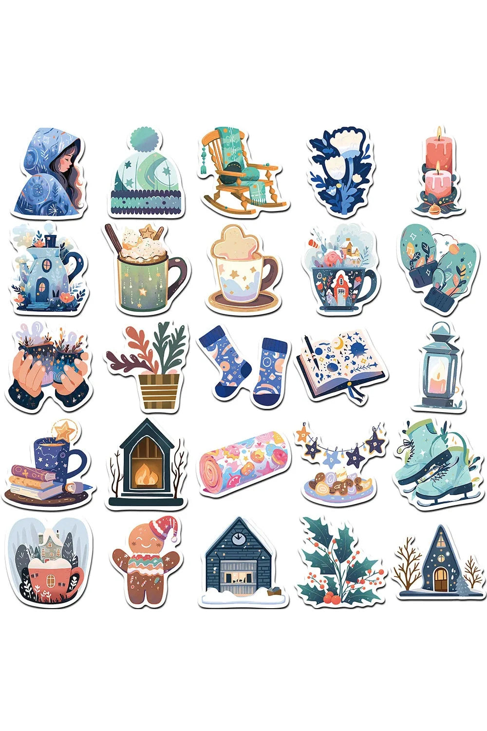Cartoon Scrapbooking Stickers | Bowlift
