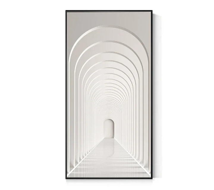 Modern Abstract Minimalist Arches Architecture Wall Art Fine Art Canvas Prints Pictures For Entrance Hall Foyer Living Room Home Office Decor | Bowlift