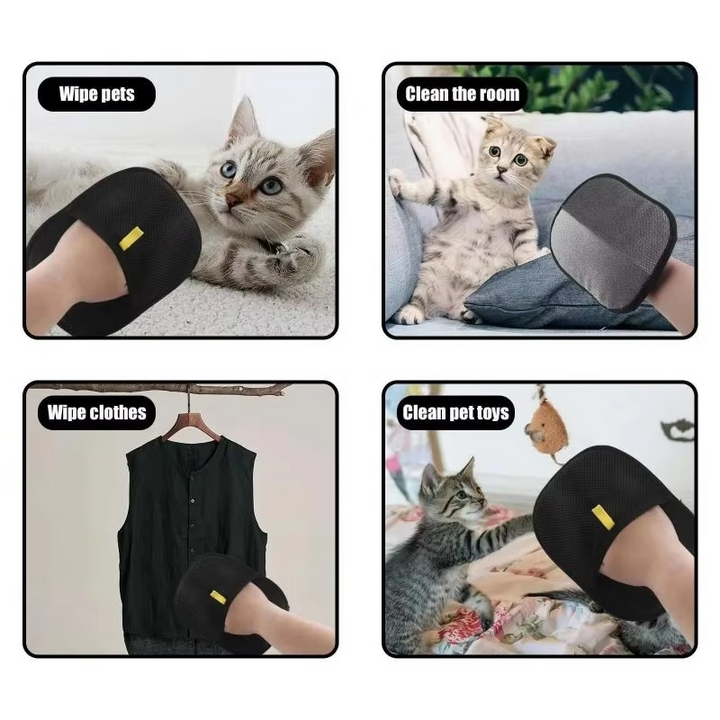 BowLift | Pet Hair Removal Gloves for Dogs and Cats, Electrostatic Fur Remover for Carpets, Sofas, and Upholstery