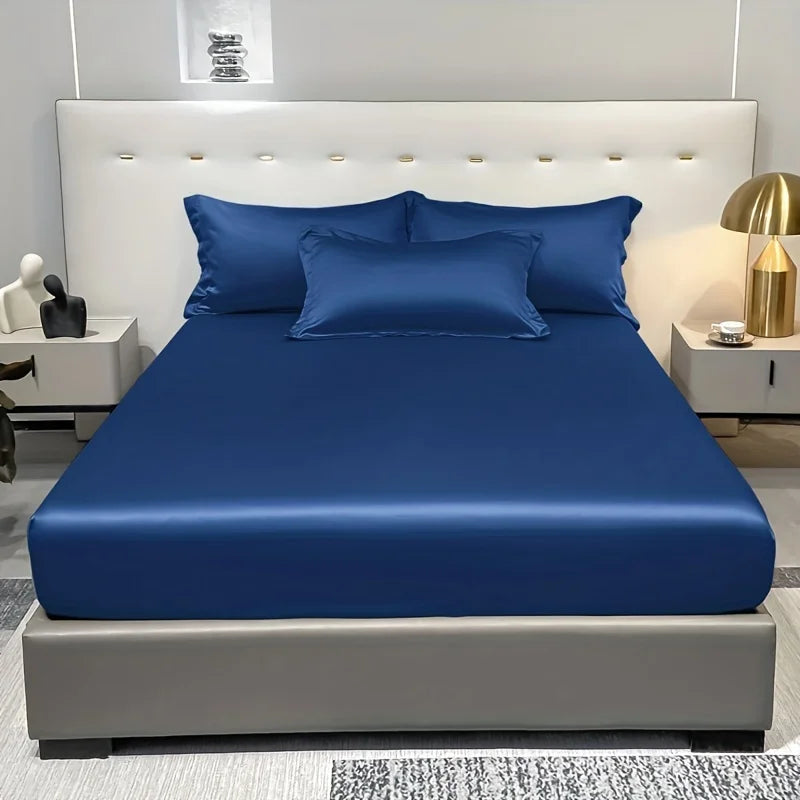 BowLift | SatinDreams Luxury Fitted Sheet | Silky Satin Bed Sheet | Breathable & Cooling | Wrinkle-Free | Easy Care