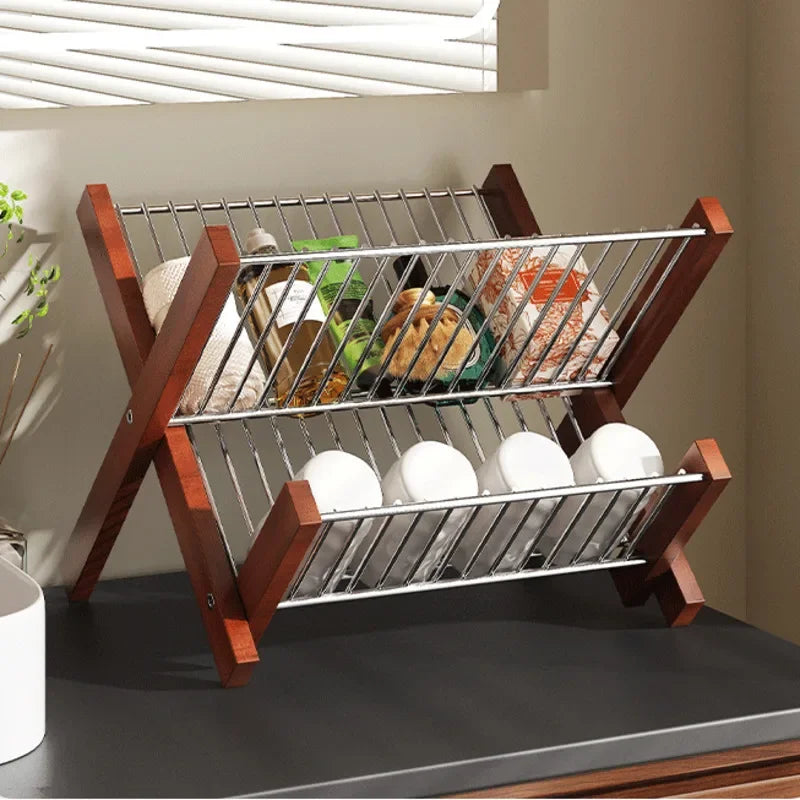BowLift | Swift Fold Collapsible Dish Drying Rack