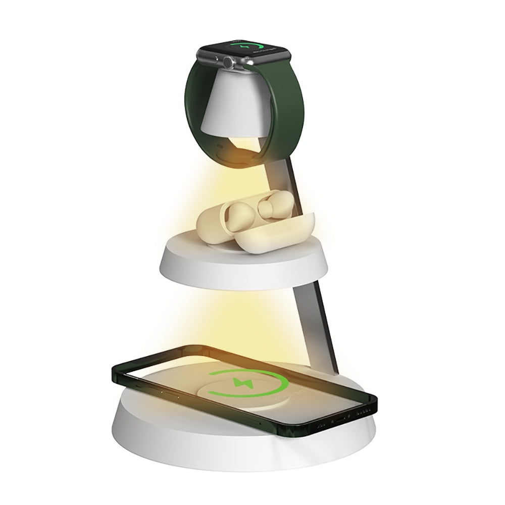 BowLift | Desktop Powerhouse Multi-Device Wireless Charger Stand