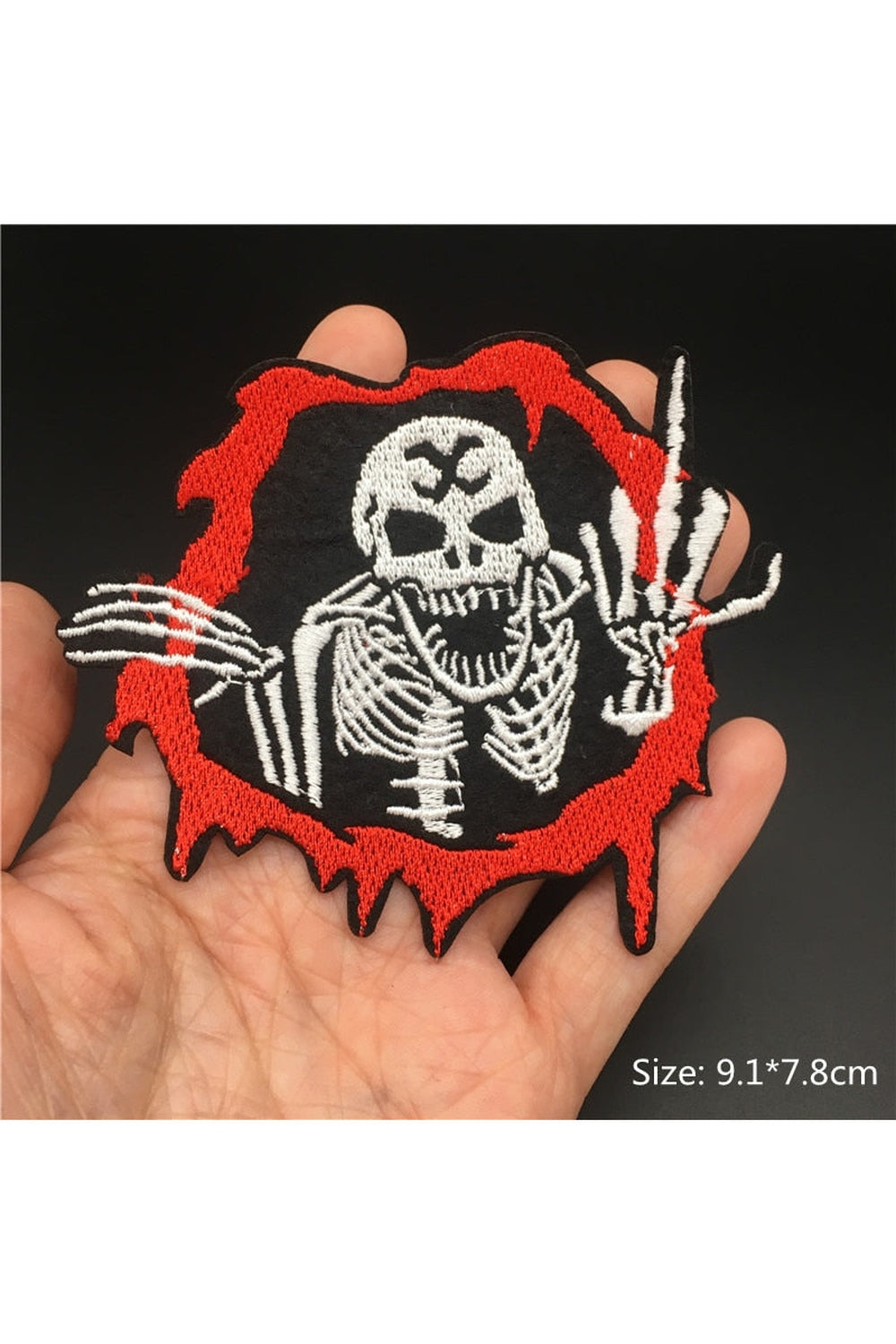 Punk embroidered patch set | Bowlift