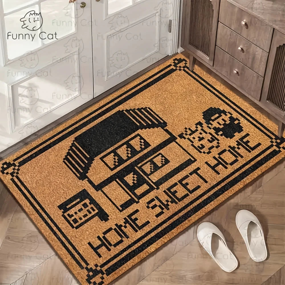 BowLift | Lightweight Washable Doormat Welcome Mat Carpet Bedroom Living Room