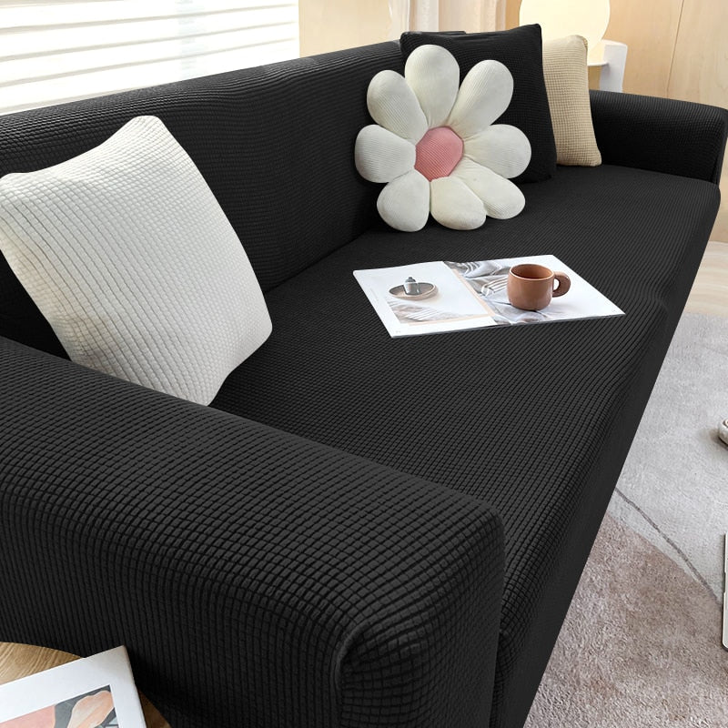 BowLift | Textured Stretch Sofa Cover | Non-Slip, Machine Washable & Protective for 1-Seater, 2-Seater, and 3-Seater Sofas