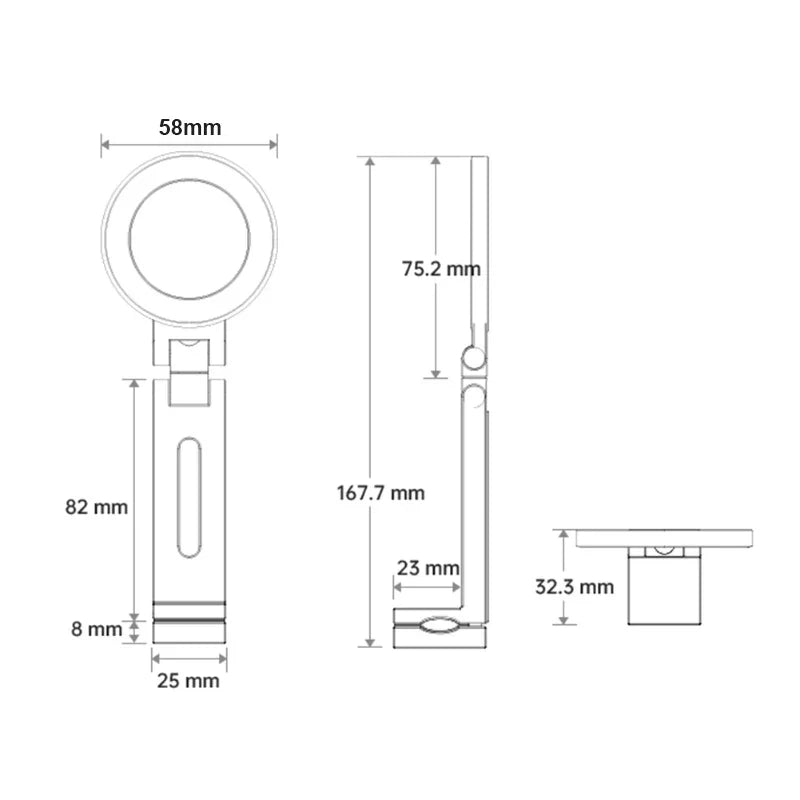 BowLift | Hands-Free Magnetic Travel Phone Holder Bracket