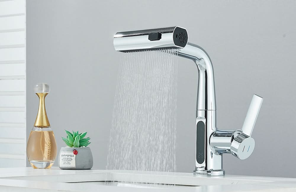 BowLift | LUXOR - Modern digital washbasin tap