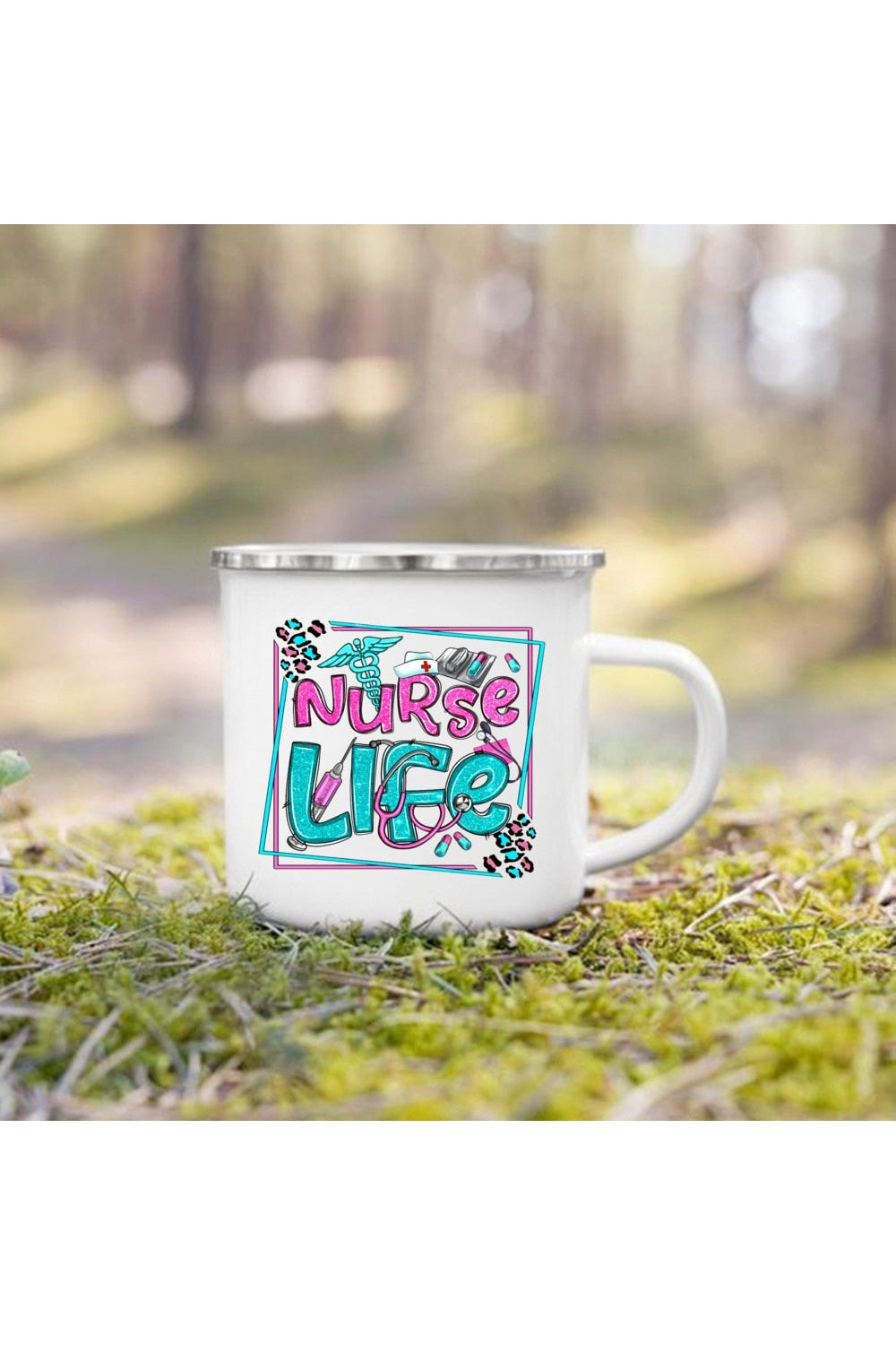 Life Themes Enamel Cup | Bowlift