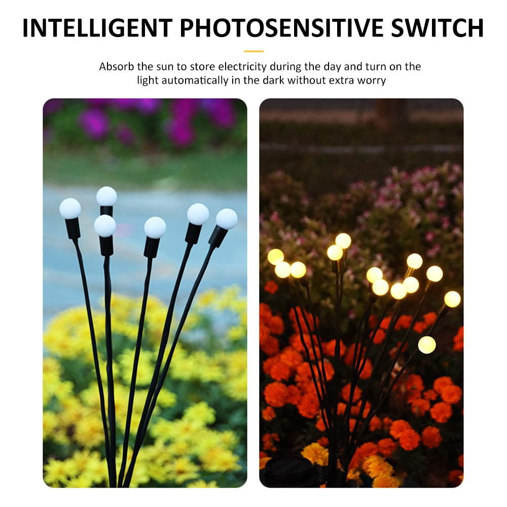 Firefly Garden Solar LED Outdoor Lights | Bowlift