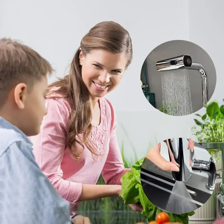 BowLift | Practical Kitchen Faucet with Pull-Down Water Outlet