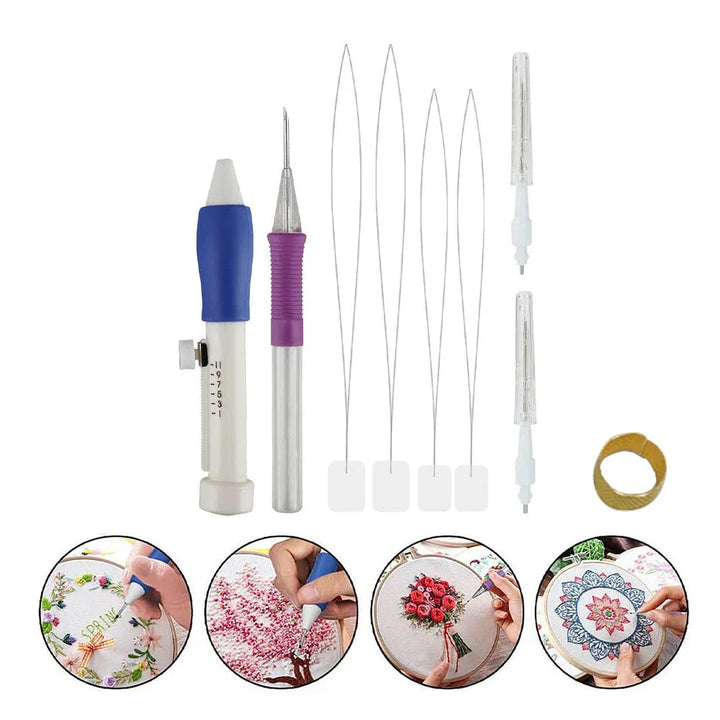 BowLift | StitchArt Embroidery Set | 8-piece | Punch Needle & Accessories