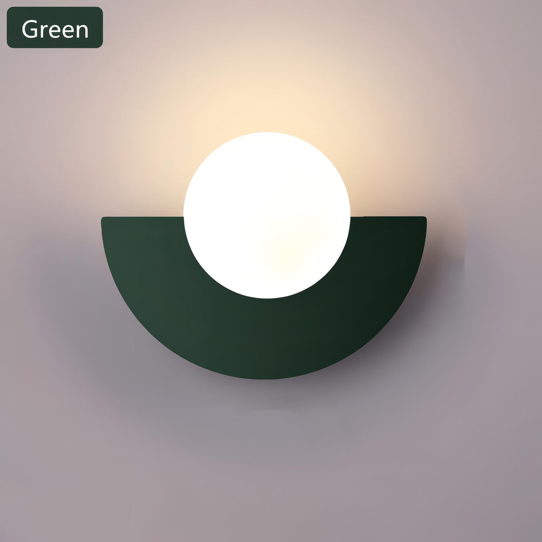 BowLift | Nordic Semicircle Wall Lamp - Modern LED Fixture for Living Room, Bedroom & Hallway Lighting