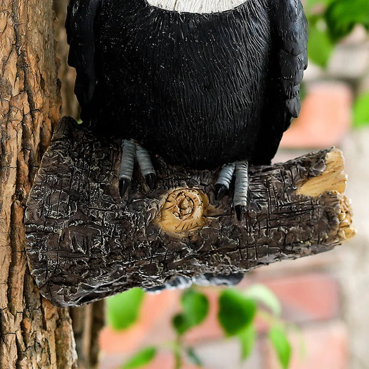 BowLift | Toucan Figure TropiJoy | Hand-painted tree decoration | Hanging garden statue made of resin | 29 × 19.3 × 11 cm