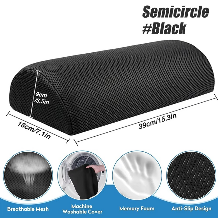 BowLift | Ergonomic Feet Pillow – Under-Desk Foot Rest Cushion for Office & Home