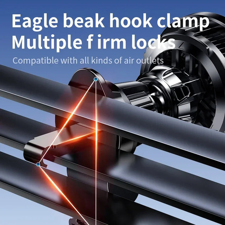 BowLift | FrozzCharge Car Charger | Magnetic 15W Wireless Charging with Cooling Function | RGB Light | iPhone MagSafe Compatible
