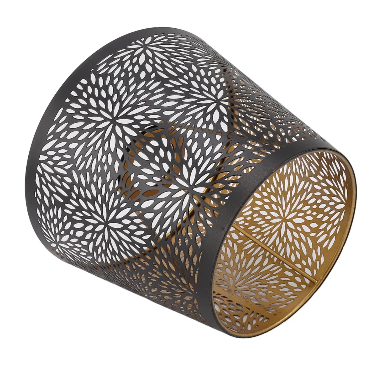 BowLift | Metal lampshade with gold pattern