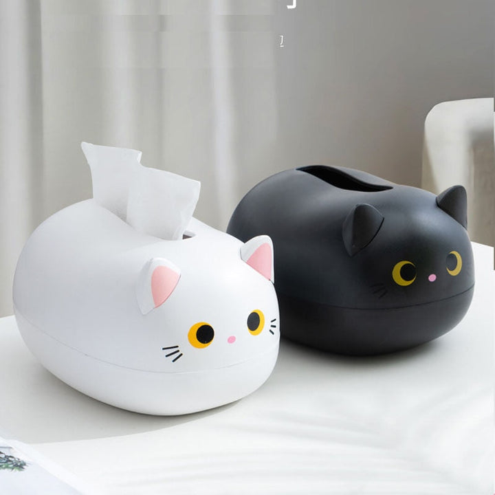 Cat Shaped Desktop Tissue Box | Bowlift