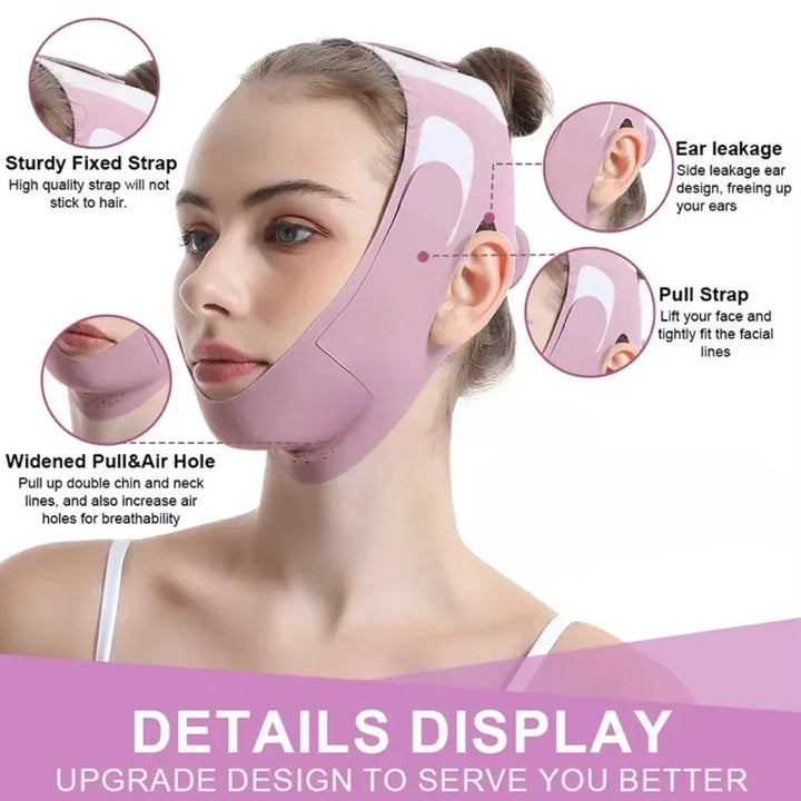 BowLift | V-Lifting Mask FaceForm | 360° Facial Lifting | Breathable & Elastic | For Women & Men