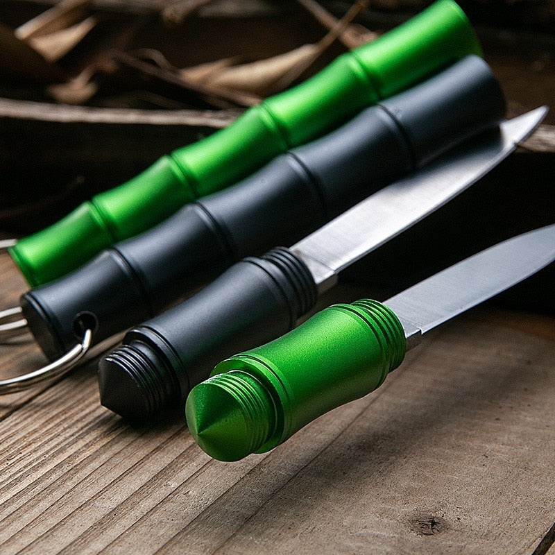 Bamboo Portable Self Defense Camping Knife | Bowlift
