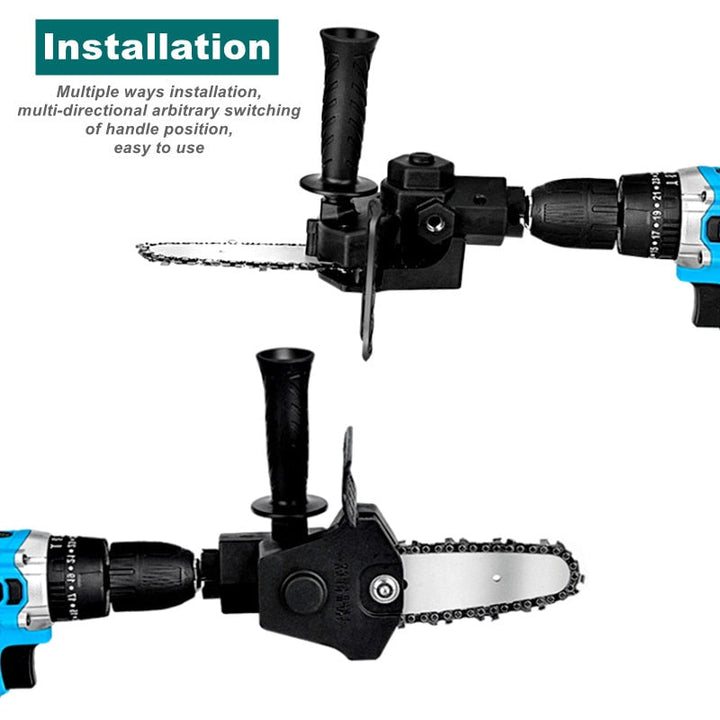 BowLift | ChainTek - Universal Chainsaw Drill Connector