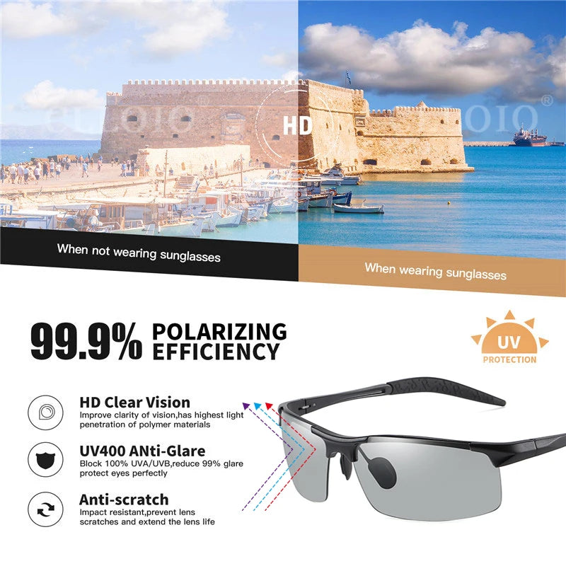 Photochrome sunglasses with polarized lenses | Bowlift