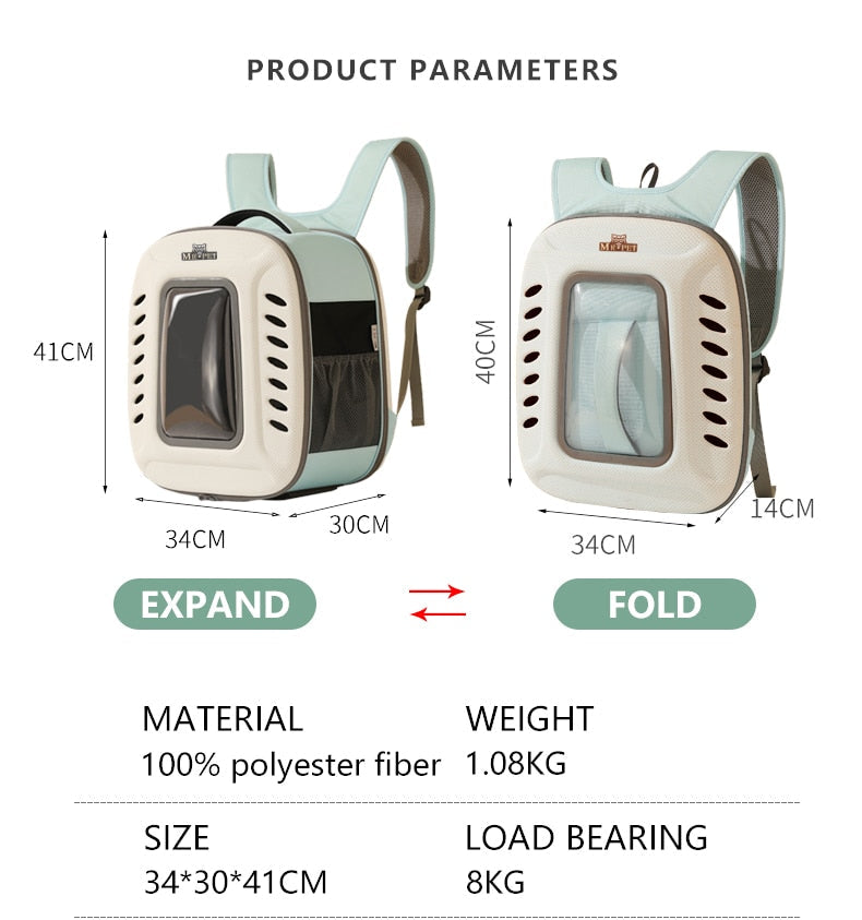 BowLift | Breathable Pet Pod Carrier Backpack