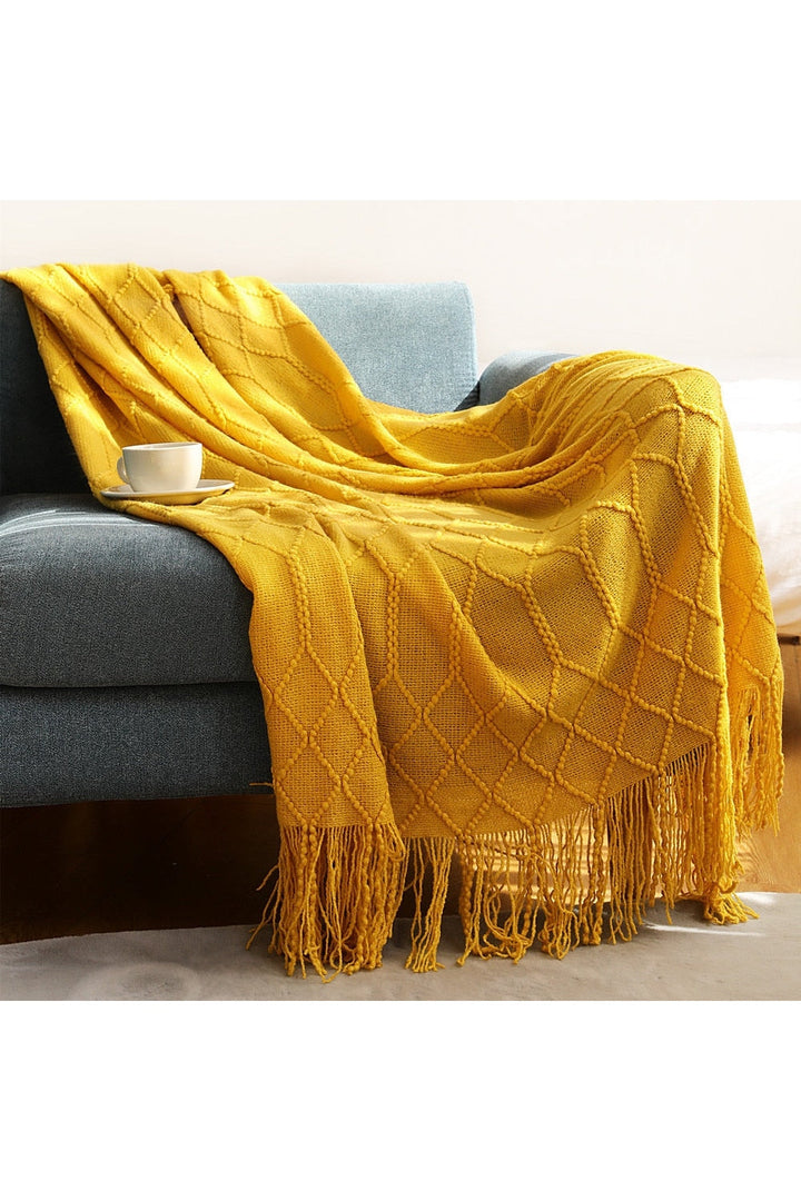 Solid Color Sofa Blanket | Bowlift