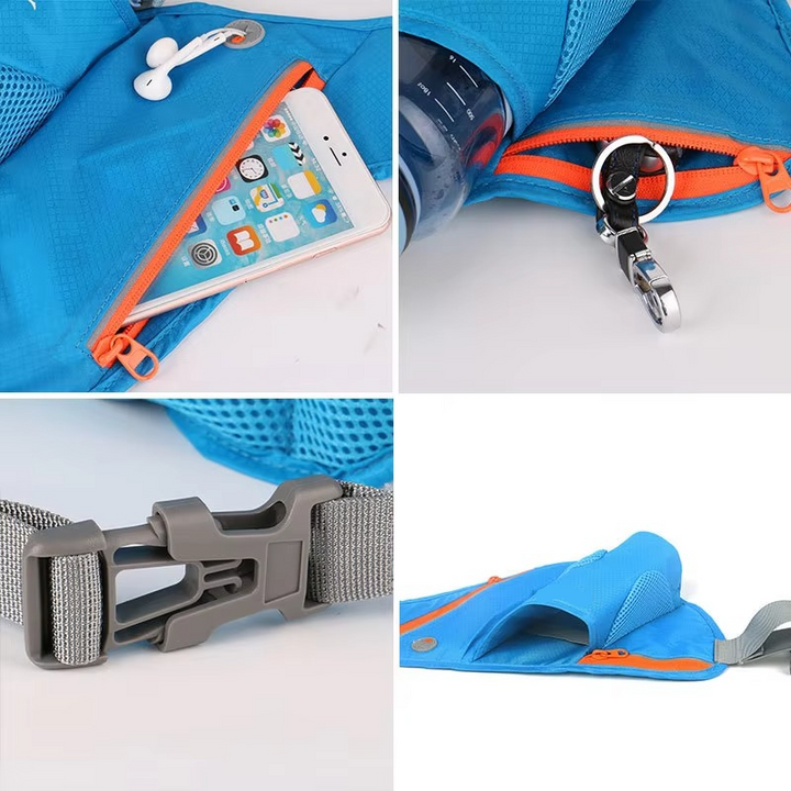 BowLift | Running Waist Bag with Hydration Belt and Phone Pocket for Outdoor Sports