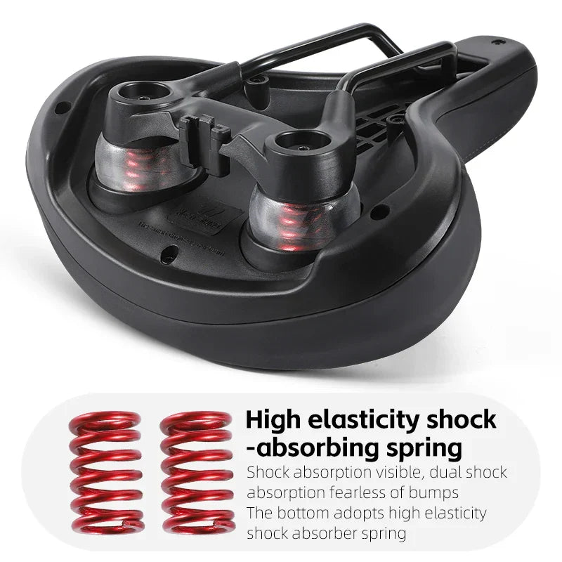 BowLift | Comfortable Shock Absorbing Bike Saddle with Hollow Design, Waterproof Bike Seat for Enhanced Riding Experience